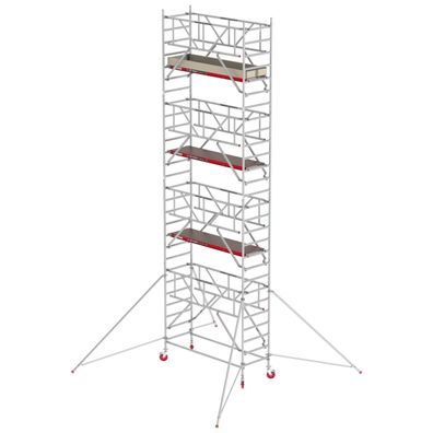 Altrex Fahrgeruest RS Tower 41 PLUS Aluminium mit Safe-Quick® und Holz-Plattform 9,