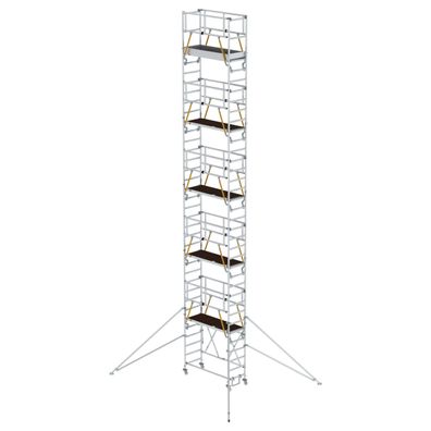 MUNK Klappgeruest SG 0,75x1,80m mit Ausleger und Sicherheitsgelaender 11,89m AH