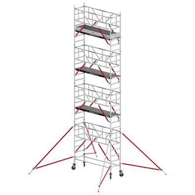 Altrex Fahrgeruest RS Tower 51-S Safe-Quick Aluminium mit Holz-Plattform 9,20m AH 0,