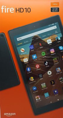 Amazon Fire HD 10 Tablet (2019), 32 GB, Octa-Core, 2GB RAM, mit Spezialangeboten,