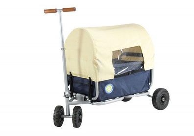 Beachtrekker faltbarer Bollerwagen Life mit integrierter Feststellbremse und Sonnenv
