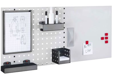 Kappes LogoChart® Office Set #1 1x Lochplatte 1000x450mm 1x Zubehoersortiment 13-te