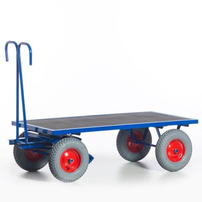 Rollcart Handpritschenwagen ohne Bordwaende 1200 x 800 x 410 mm LxBxH Luft