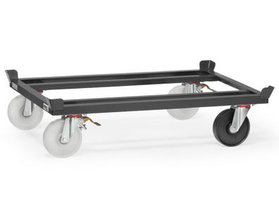 Fetra Trolley fuer Routenzuege 1200x1000mm Paletten Grey Edition