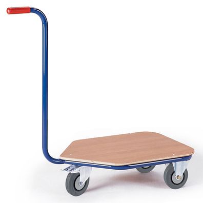 Rollcart Dreirad- Griffroller mit Ladeflaeche 600x450mm im Buchendekor