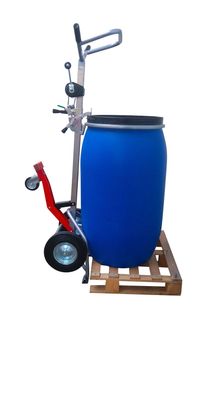 Manuvit Fasskarre fuer Metall- und Kunststofffaesser mit vollstaendiger Öffnung und