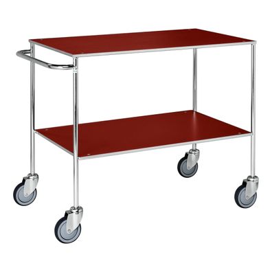 Kongamek Tischwagen voll verschweisst mit verzinktem Rahmen 1000x580x850mm in rot oh