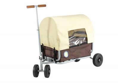 Beachtrekker faltbarer Bollerwagen Life mit integrierter Feststellbremse und Sonnenv