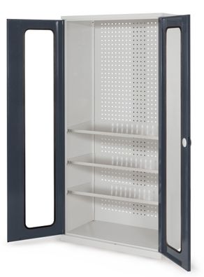 Kappes ®RasterPlan Werkzeugschrank 1950x1000m Modell 6 Tiefe 500mm Sichtfenstertuer