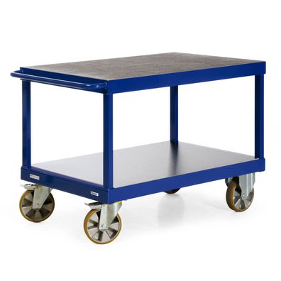 Protaurus Tischwagen R2200 mit 2 Ladeflaechen und Schiebegriff 2200kg Tragkraft 2000