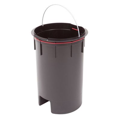 Hailo Inneneimer 13l aus Kunststoff schwarz fuer Trento, TopDesign 16, M