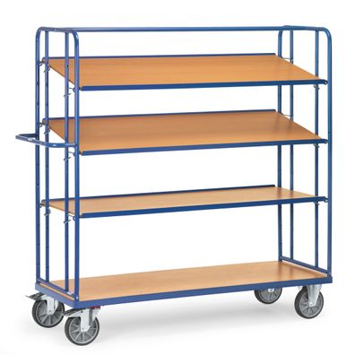 Fetra Etagenwagen mit 3 losen Boeden aus Holz, Hoehe 1800 mm 1650x610