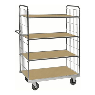 Kongamek ESD-Etagenwagen Serie 9000-S mit 4 Etagen 1000x600mm Ladeflaeche ohne Brems