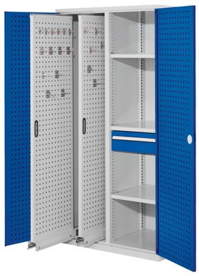 Kappes ®RasterPlan Vertikalschraenke 1950x1000x600mm Modell 82 Lochplattentueren en