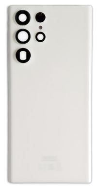 Original Samsung Galaxy S22 ULTRA SM-S908B Weiß Akkudeckel Guter Zustand