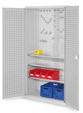 Kappes ®RasterPlan Werkzeugschrank 1950x1000m Modell 6 Tiefe 500mm Lochplattentuere