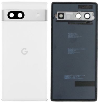 Original Google Pixel 7a GHL1X Akkudeckel Backcover Snow Akzeptabel