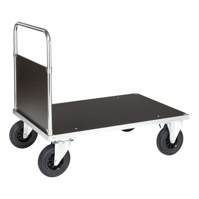 Kongamek Plattformwagen, verzinkt 1200x800x900mm mit MDF-Platte, geschlossenem Schie