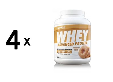 4 x Per4m Whey Advanced Protein (2010g) Cinnamon Donut