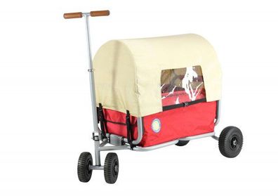 Beachtrekker faltbarer Bollerwagen Life mit integrierter Feststellbremse und Sonnenv