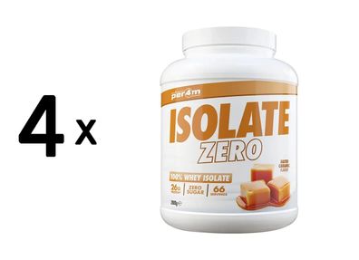 4 x Per4m Whey Isolate Zero (2000g) Salted Caramel