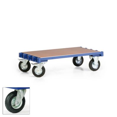 Protaurus Plattenwagen R600 Basisausfuehrung ohne Buegel 1000x700mm Luftreifen