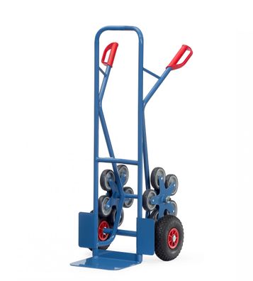 Fetra Stahlrohr-Treppenkarre, mit fuenfarmigen Radsternen, Schaufelbreite 320mm