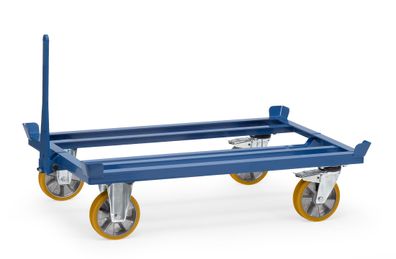 Fetra Paletten Fahrgestell als Routenzug fuer Gitterboxen und Flachpaletten