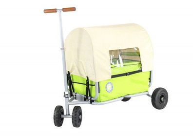 Beachtrekker faltbarer Bollerwagen Life mit integrierter Feststellbremse und Sonnenv