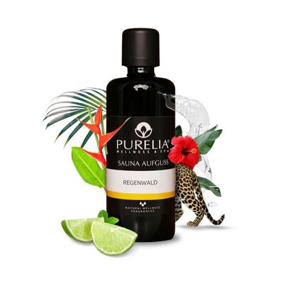 Purelia Saunaaufguss Konzentrat Regenwald 100 ml natürlicher Sauna-aufguss