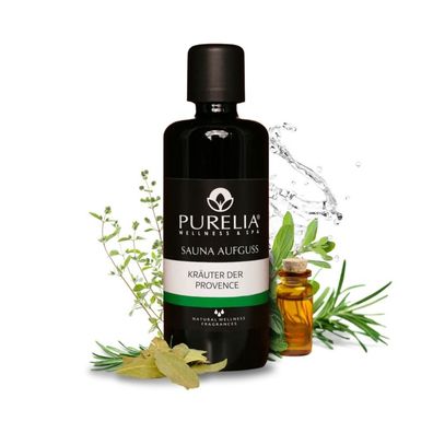 Purelia Saunaaufguss Konzentrat Kräuter der Provence 100 ml natürlicher Sauna-aufgus