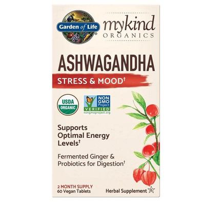 Ashwagandha - mykind Organics - 60 vegan tabs