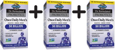 3 x Dr. Formulated Probiotics Once Daily Men's - 30 vcaps