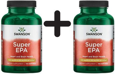 2 x EFAs, Super EPA - 100 softgels