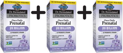 3 x Dr. Form. Probiotics Once Daily Prenatal - 30 vcaps