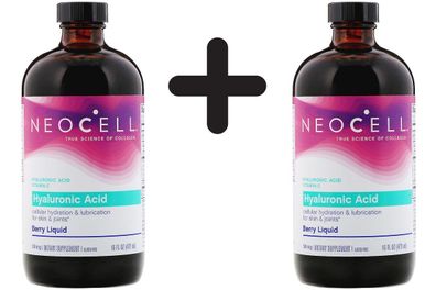 2 x Hyaluronic Acid, Blueberry Liquid - 473 ml