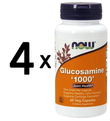 4 x Glucosamine 1000 - 60 vcaps