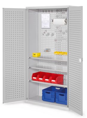 Kappes ®RasterPlan Werkzeugschrank 1950x1000m Modell 6 Tiefe 410mm Lochplattentuere