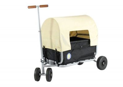 Beachtrekker faltbarer Bollerwagen Life mit integrierter Feststellbremse und Sonnenv