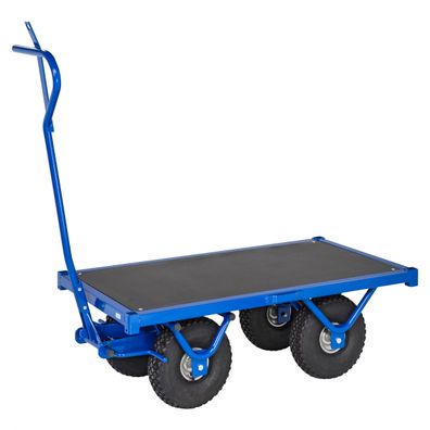 Kongamek Schwerlastwagen 950x545x396mm mit Feststellbremse und Ziehgriff Ø300mm Luf