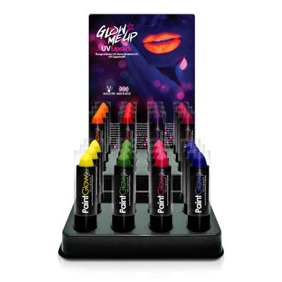 PaintGlow UV Lippenstift Leuchtende Farben für Partys und Festivals