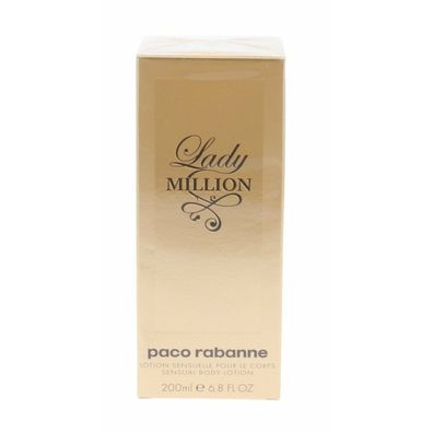 Paco Rabanne Lady Million Sensual Body Lotion 200ml