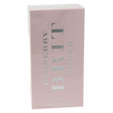 Burberry Brit Sheer for Her Eau De Toilette100ml