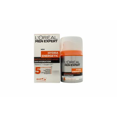 L'Oréal Professionnel Men Expert Hydra Energetic Feuchtigkeitspflege 50ml