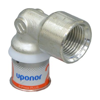 Uponor S-Press PLUS MLC Winkelmuffe 25 x 3/4" IG 90 Grad