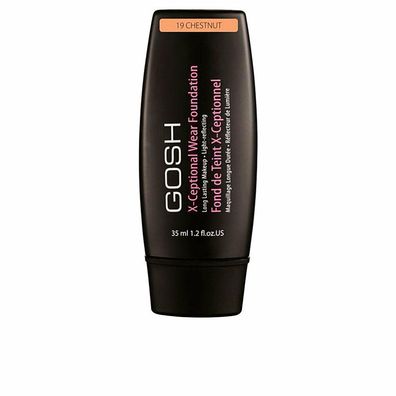 Gosh X-Ceptional Wear Foundation Long Lasting Makeup 19 Chestnut 35ml