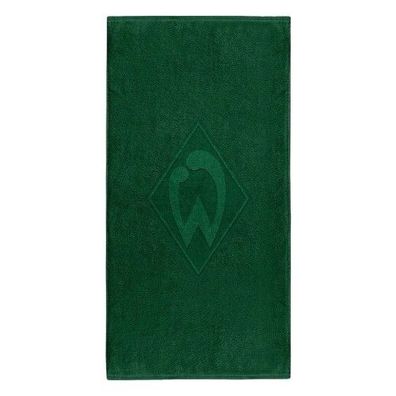 SV Werder Bremen GOTS Duschtuch Raute Fussball Grün-70x140cm