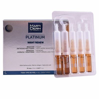 Martiderm Platinum Night Renew Ampullen 30 x 2ml