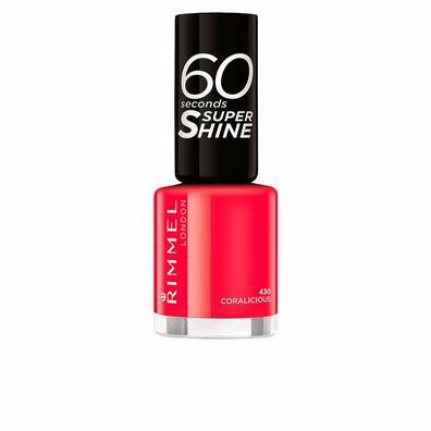 Rimmel London 60 Seconds Super Shine Nail Lacquer 430 Coralicious