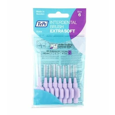 TePe Interdentalbürste Extra Soft Lila ISO Gr. 6